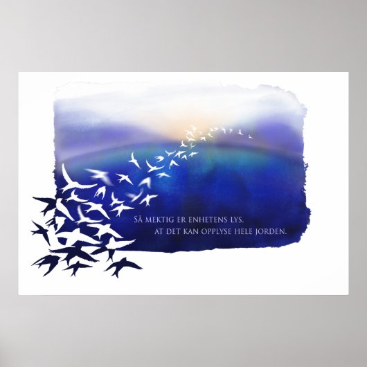 Poster Lumière de l'unité (norvégien) (Devant)