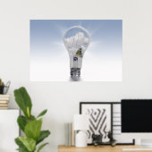 Poster Lumière de vie (Bureau à domicile)