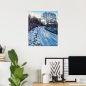 Poster Lumière d'hiver (Bureau à domicile)