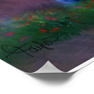 Poster Lumière dorée