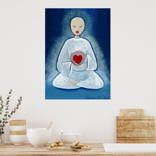 Poster "Lumière du coeur" (Cuisine)