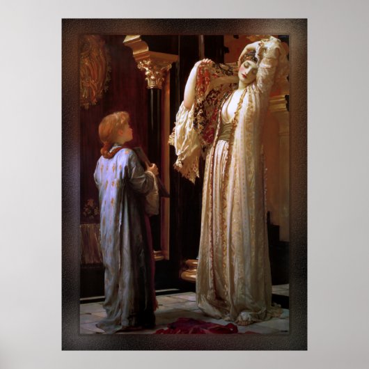 Poster Lumière du Harem par Lord Frederic Leighton (Devant)