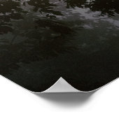 Poster Lumière du matin à travers le feuillage de la jung (Coin)