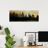 Poster Lumière du matin - Baie d'Alert (Bureau à domicile)