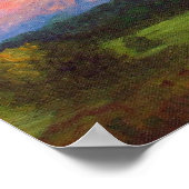 Poster "Lumière du matin sur le mont Shavano" Imprimer (Coin)