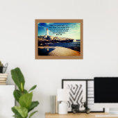 Poster "Lumière du monde" (Bureau à domicile)