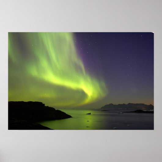 POSTER LUMIÈRE DU NORD - ALASKA (Devant)