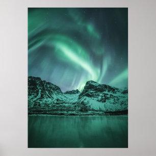 Poster Lumière du Nord en Norvège