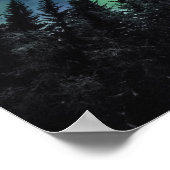 Poster Lumière du Nord Scandinavie (Coin)
