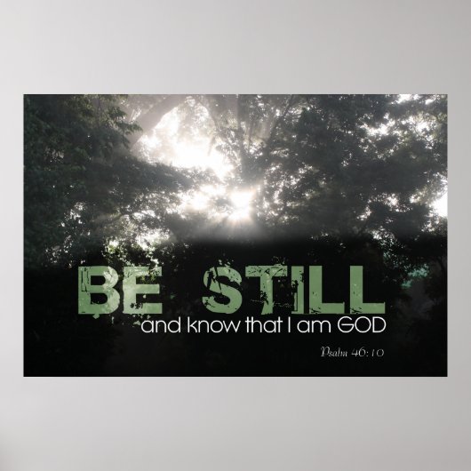 Poster Lumière du soleil grâce au brouillard religieux (Devant)