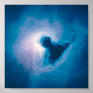 Poster Lumière et ombre dans la nébuleuse de Carina