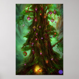 POSTER LUMIÈRE FORESTIÈRE MAGICKE