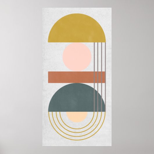 Poster Lumière géométrique III (Devant)