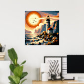 Poster Lumière guide (Bureau à domicile)