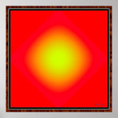 Poster Lumière jaune brillant (Devant)