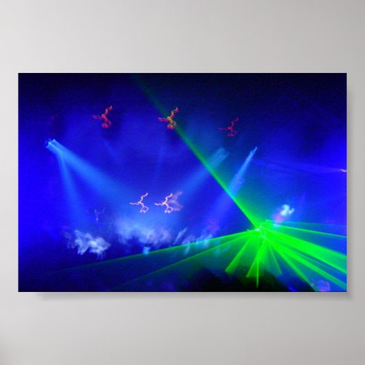 Poster Lumière laser d'unité (Devant)