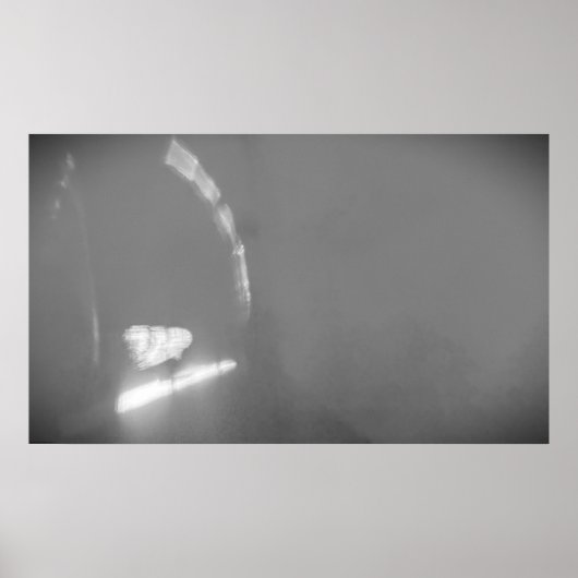 Poster Lumière & Lignes - noir, (Devant)