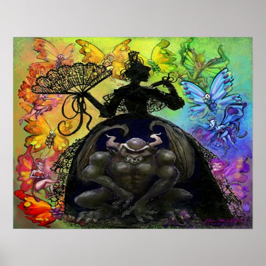Poster Lumière n foncée (Devant)