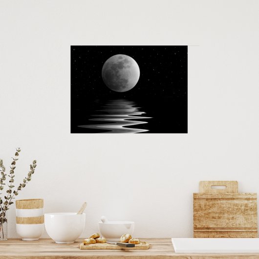 Poster Lumière nocturne (Cuisine)