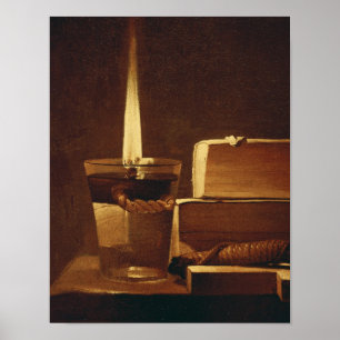 Poster Lumière nocturne, 1630-35