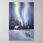 Poster LUMIÈRE NORD par SHARON SHARPE (Devant)