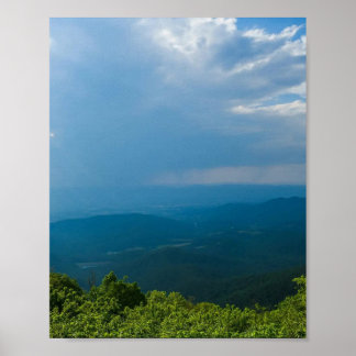 Poster Lumière orageuse sur le Blue Ridge