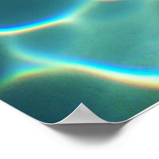 Poster lumière réfractée à l'eau (Coin)