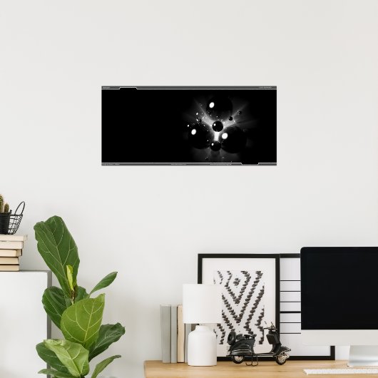 Poster Lumière : Réservée (Bureau à domicile)