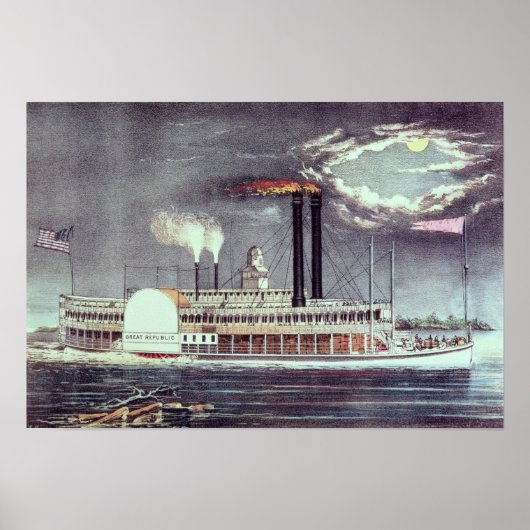 Poster Lumière sur le Mississippi (Devant)