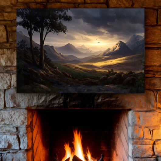 Poster Lumière sur l'horizon