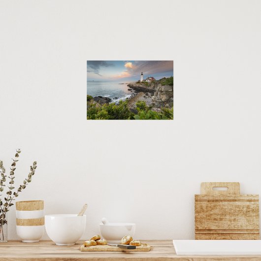 Poster Lumière tête Portland | Cape Elizabeth, ME (Cuisine)