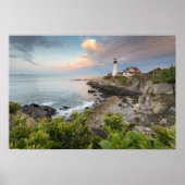 Poster Lumière tête Portland | Cape Elizabeth, ME (Devant)