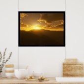 Poster Lumière tombante (Cuisine)