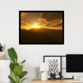 Poster Lumière tombante (Bureau à domicile)