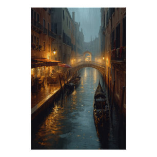 Poster Lumière Vénitienne – Lueurs et reflets d'une nuit