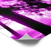 Poster Lumière violette (Coin)