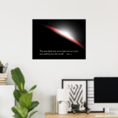 Poster Lumière vraie (Bureau à domicile)