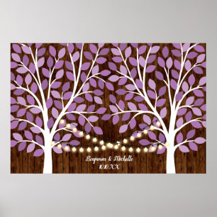 Poster Lumières - 150 Signature Livre d'invité Alternativ