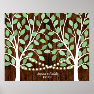 Poster Lumières - 75 Signature Livre d'invité Alternative