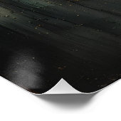 Poster Lumières Abstraites dans le noir design de l'art A (Coin)