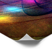 Poster lumières arc-en-ciel (Coin)