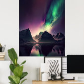Poster Lumières aurora (Bureau à domicile)