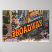 Poster Lumières Broadway Neon (Devant)