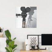 Poster Lumières ! Caméra ! Action ! (Bureau à domicile)