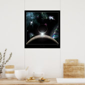 Poster Lumières cosmiques (Cuisine)