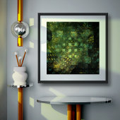 Poster Lumières dans la ville Art Abstrait