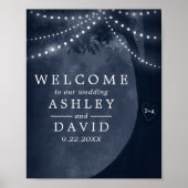 Poster Lumières de chaîne de lettres initiales sculptées  (Devant)