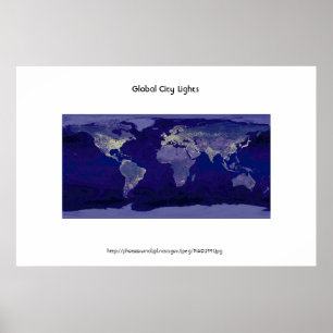 Poster Lumières de la ville mondiale