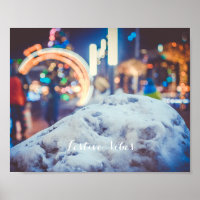 Lumières de neige et d'hiver