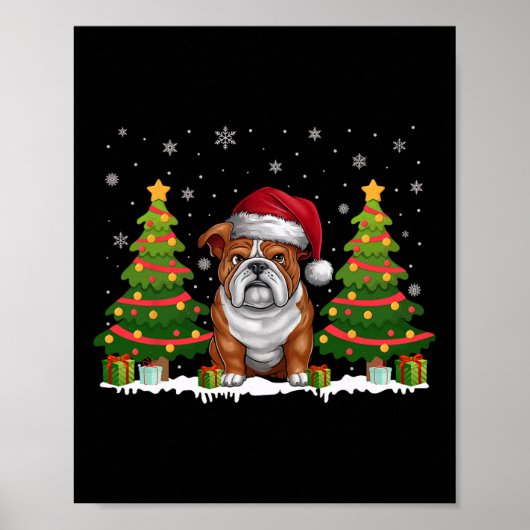 Poster Lumières des arbres de Noël (Devant)